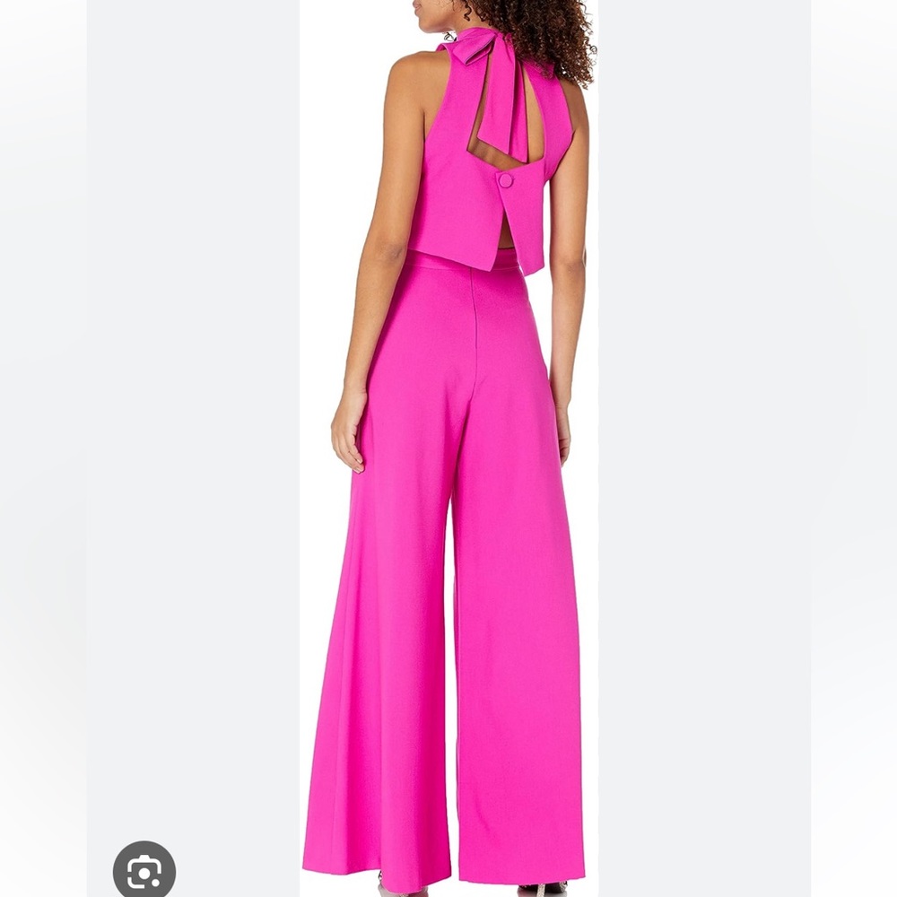Black Halo Odilia Two Piece Jumpsuit - Stretch Crepe